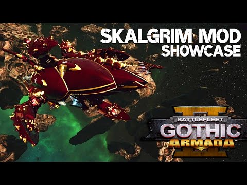 NEW TITAN: ELDANESH | Skalgrim Mod Showcase | Battlefleet Gothic: Armada 2