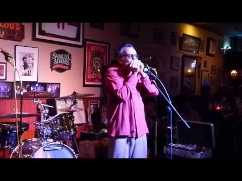 Rick Estrin solo song "Get out of Town" at Little Lou's jam 12-26-13