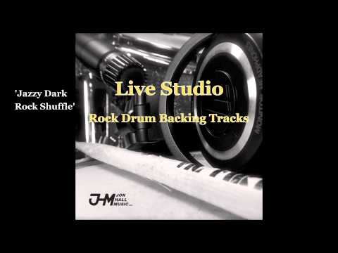 Jazzy Dark Rock Shuffle - Drum Backing Track