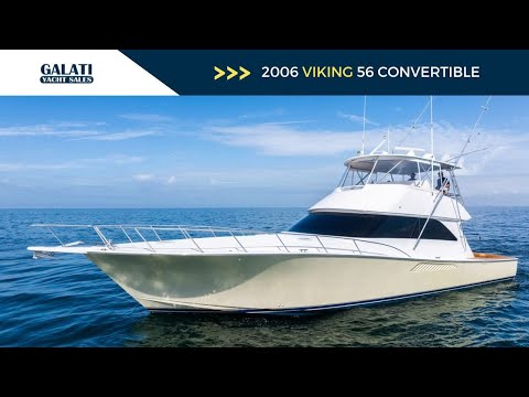 2006 Viking 56 Convertible Summer Salt Video