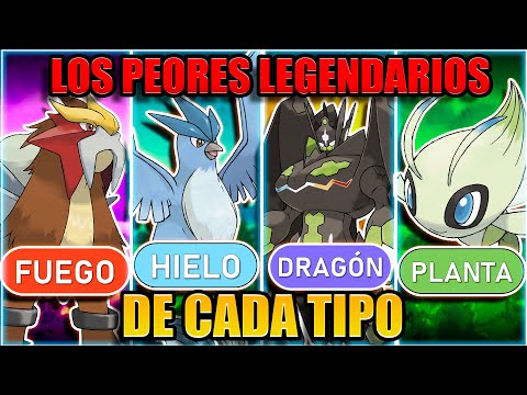 The WORST LEGENDARY POKÉMON of EACH TYPE