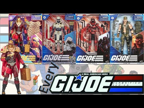 ***see newer video*** Every G.I. Joe Classified 6 inch Hasbro Comparison List