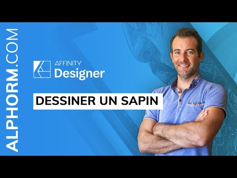 Comment dessiner un sapin sous AFFINITY Designer Vidéo Tuto