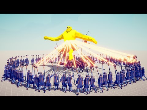1x GIANT & 100x HEALERS vs POWERFUL UNITS - Totally Accurate Battle Simulator TABS