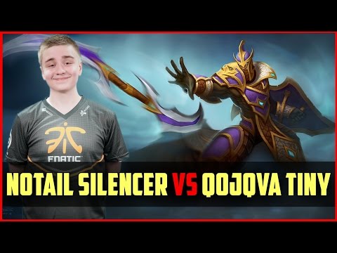 OG.N0tail Silencer vs IO Cr1t & qojqva Tiny | DOTA 2 gameplay