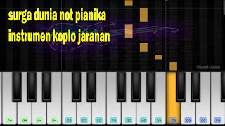 Download lagu surga dunia not pianika instrumen cek sound mp3