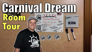 Carnival Dream Interior Room Tour. Cabin # 8306. Is This Interior Room Worth It.