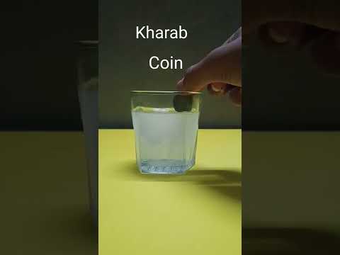 how to clean old coins | #Shorts #ytshorts #experiment #coin #Shorts #Shorts
