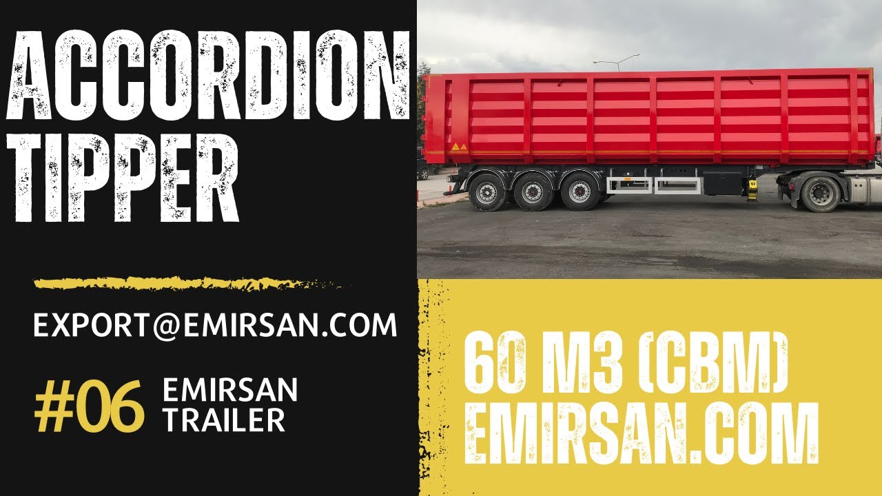 60 m³ Accordion Type Scrap Tipper — Hardox & SAF