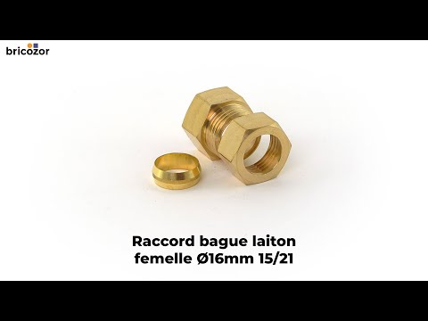 Raccord bague laiton femelle BRICOZOR