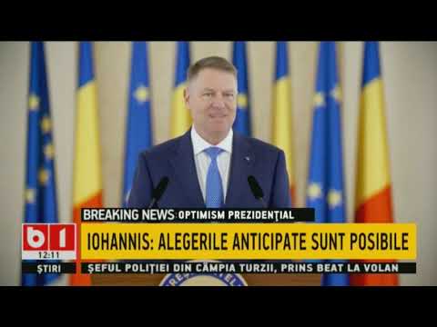 STIRI B1 ORA 12.00, 10 IAN 2020. ORBAN: AM DECIS SA ORGANIZAM ALEGERI ANTICIPATE