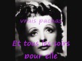 EdithPiaf. l'accordéoniste + paroles 