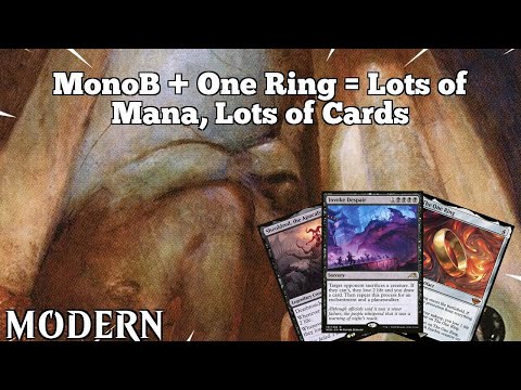 MonoB + One Ring = Lots of Mana, Lots of Cards | MonoB Coffers | Modern | MTGO