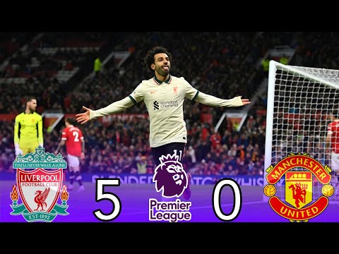 Liverpool (5-0) Manchester United | Hattrick Mo Salah| premier league [2021] Extended Highlights🔥UHD