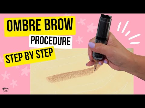 HOW TO DO OMBRE BROWS (on Synthetic Skin)