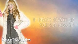 Hannah Montana Ft. Sheryl Crow - Need A Little Love (Lyrics On Screen) HD