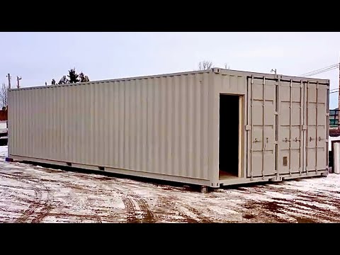 Double wide shipping container