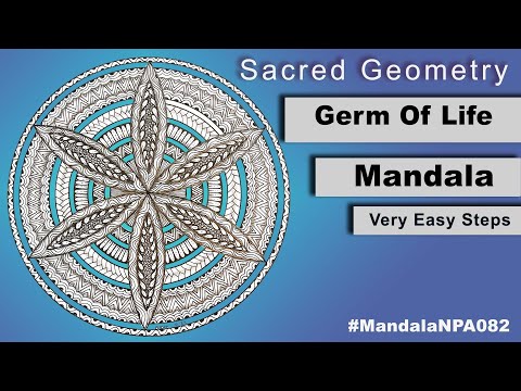 Find Your Zen with this Mandala Drawing Tutorial (082) Sacred Geometry - Germ Of Life