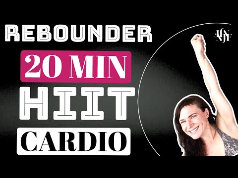 Trampoline Workout Class  (HIIT Cardio Workout At Home ) No Repeats / 20 Mins
