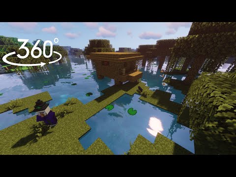 DiJJital - POV you explore a Swamp Hut in minecraft #minecraft #360 #360video