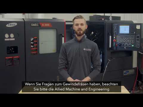 Tooling-Tipp – Kurzanleitung für das Gewindefräsen