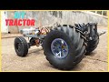 HOW TO MAKE SUPER HEAVY DUTY RC TRACTOR CHASSIS FULL METAL