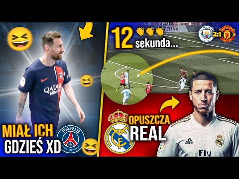 Leo Messi OLAŁ kibiców PSG! NAJSZYBSZY GOL 🔥 Historyczny FINAŁ Pucharu Anglii Hazard OPUSZCZA Real!