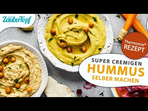 😱😍 Der CREMIGSTE Hummus in drei Variationen | Thermomix® Rezept