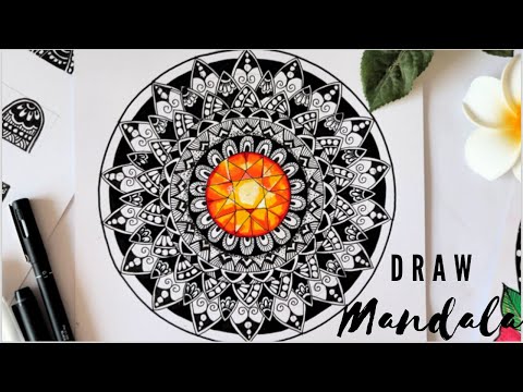 How to Draw/ Intricate Mandala/ Video
