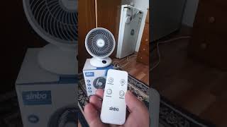 Sinbo mini masaüstü vantilatör