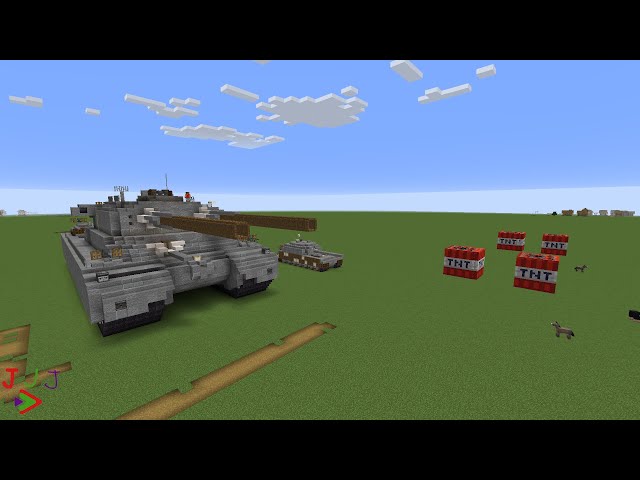Schwerer Gustav [Redstone TNT Cannon] Minecraft Map