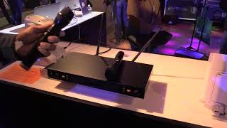 Video thumbnail for American Audio WM-219 Wireless Microphone System Overview at NAMM 2018 by idjnow