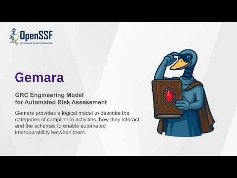 Gemara: GRC Engineering Model for Automated Risk Assessment | OpenSSF Project Spotlight