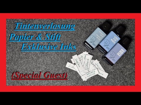 Zuschauer Top-Tinten & Papier & Stift Exclusive Inks - Tintenverlosung 2023