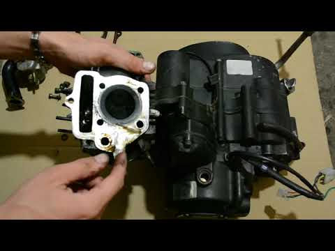 Разобрал мотор китайского чоппера! Ничего интересного...