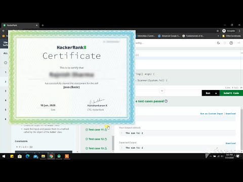 Hackerrank Problem Solving Basic Skills Certification Solutons