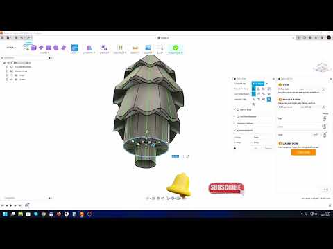 #34 Fusion 360 tutoriál create form - vánoční stromek