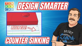 Master Tinkercad Sketch Revolve: Counter Sink & Ruler 101 💯🔥