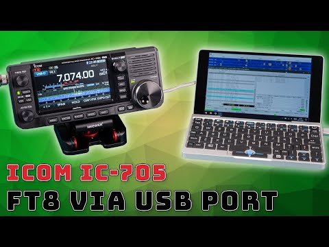 Icom IC-705 📻 FT8 via USB Anschluss