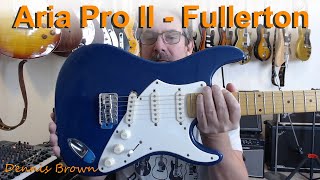 Video thumbnail for Aria Pro II Fullerton demo and basic info by Dennis Brown