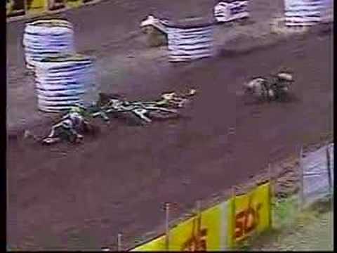 Dirtbike Wreck:  Ricky Carmichael and James Stewart