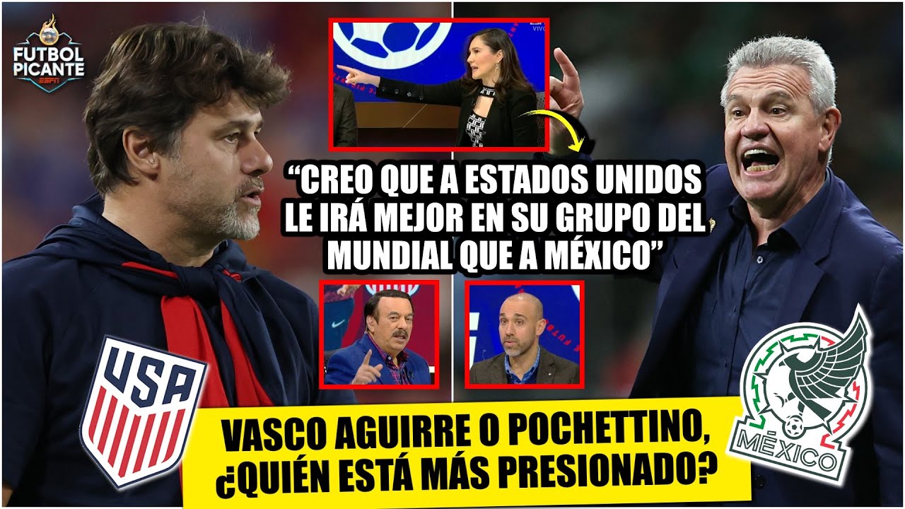 POCHETTINO con ESTADOS UNIDOS lo tiene ACCESIBLE en su grupo que VASCO con MÉXICO | Futbol Picante