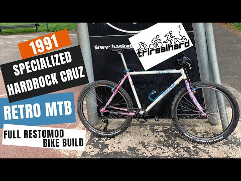 1991 Specialized Hardrock Cruz Custom Neo Retro Restomod Full Mountain Bike Build 1x Vintage 90s mtb
