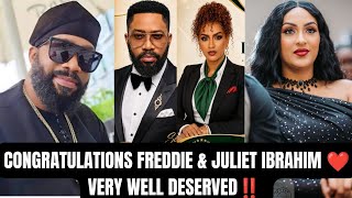 A BIG CONGRATULATIONS🎉FREDRICK LEONARD & JULIET IBRAHIM❤️ VERY WELL DESERVED👌🏾WHAT WE LOVE TO SEE‼️ 