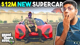 $12,000,000 NEW Supercar & Modification 😱 | GTA 5 Grand RP #12 | Lazy Assassin [HINDI]