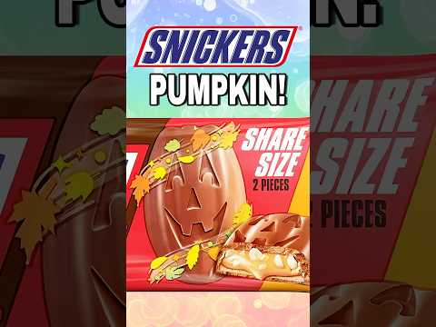 Snickers PUMPKIN First Bite!