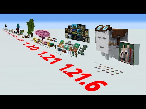 every major minecraft update in 132 sec
