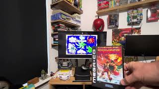 Lords Of Thunder Sega Mega CD gameplay, playing on original hardware. 