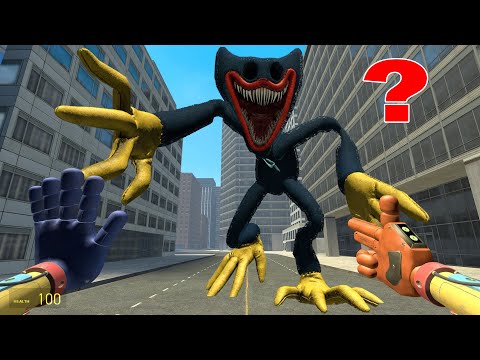 HUGGY WUGGY FROM POPPY PLAYTIME APPEARS ACROSS THE GOLDEN CITY! | Garry's mod Animation