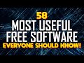 58 Most Useful FREE SOFTWARE Everyone Should Know